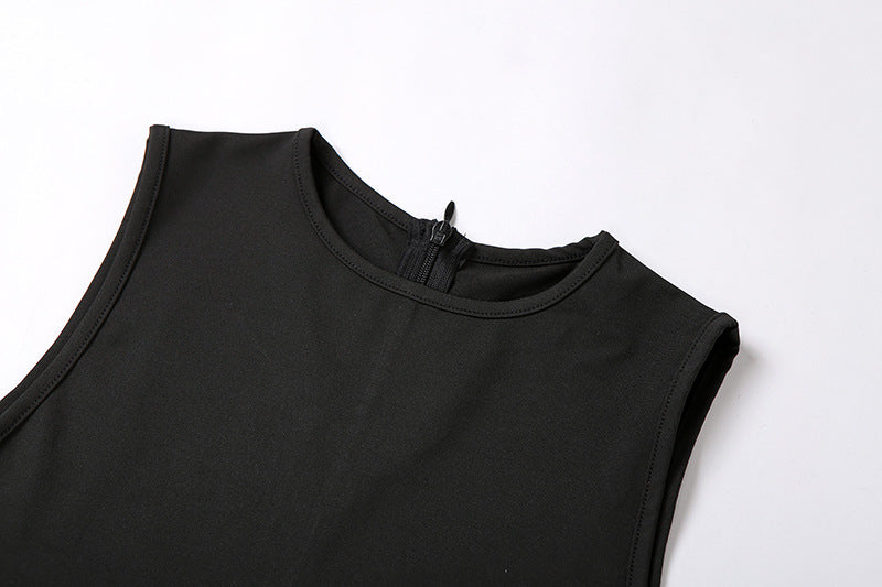 Pencil Jumpsuit Women New Full Seasons Casual Fitness Sporty Playsuit Sleeveless Slim Activewear All In One Jumpsuit Clothing RT220