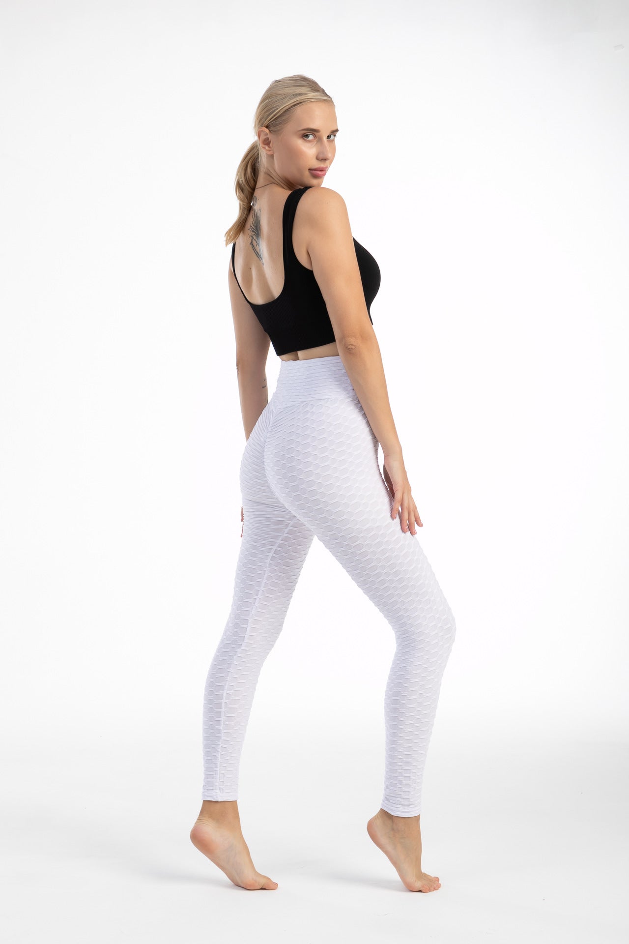 I-MOO Sexy Leggings Hip-lifting Bubble Pants Women High Waist Fitness Leggings Gym Sport Push Up Leggings Women Workout Yoga RT220
