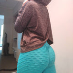 I-MOO Sexy Leggings Hip-lifting Bubble Pants Women High Waist Fitness Leggings Gym Sport Push Up Leggings Women Workout Yoga RT220