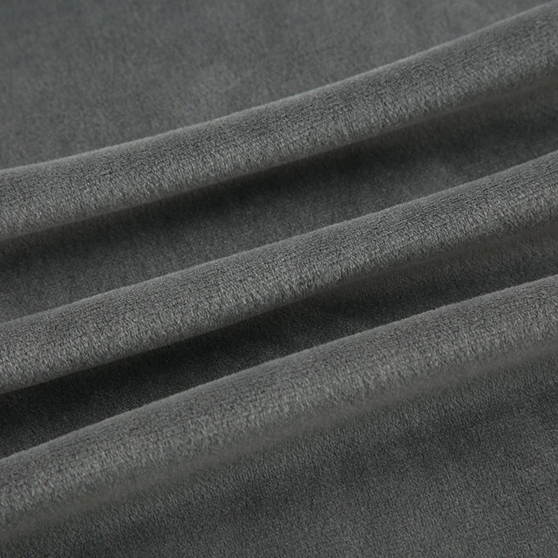 Rockmore Retro Rhinestone Flare Pants Velvet Drawstring Casual Trouser Streetwear Cute Bottoms Y2K Aesthetic 2000s Women's Pants RT220