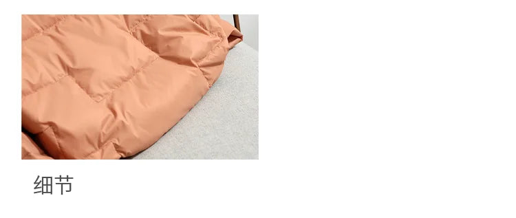 2022 New Winter Ultra Light Duck Down Coat Women Short Stand collarJackets Slim Autumn Puffer Jacket Down jacket Parkas RT220