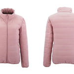 Woman's Jacket Matt Fabric Ultra Light Winter 90% Duck Down Jackets Warm Coat Parka Female Solid Waterproof Seamless Outwear RT220