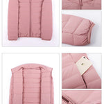 Woman's Jacket Matt Fabric Ultra Light Winter 90% Duck Down Jackets Warm Coat Parka Female Solid Waterproof Seamless Outwear RT220