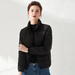 Woman's Jacket Matt Fabric Ultra Light Winter 90% Duck Down Jackets Warm Coat Parka Female Solid Waterproof Seamless Outwear RT220