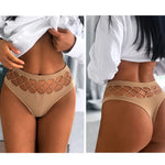 Meet'r Hollow Out Lingerie Europe Seamless Sexy Panties Women  Elasticity Underwear Temptation Middle-waist G String Underpant RT220