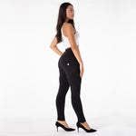 Shascullfites Melody Red Skinny Jeggings Cotton Female Workout Jegging Mid Waist Tights Bum Lift Pants Women's Clothing RT220