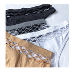 Meet'r Hollow Out Lingerie Europe Seamless Sexy Panties Women  Elasticity Underwear Temptation Middle-waist G String Underpant RT220