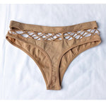 Meet'r Hollow Out Lingerie Europe Seamless Sexy Panties Women  Elasticity Underwear Temptation Middle-waist G String Underpant RT220