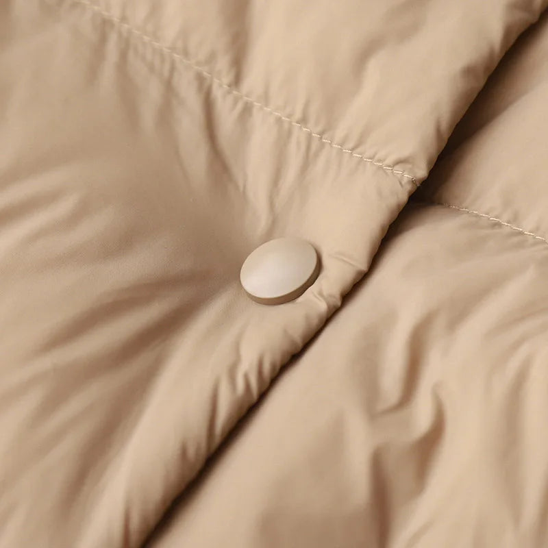 2022 New Winter Ultra Light Duck Down Coat Women Short Stand collarJackets Slim Autumn Puffer Jacket Down jacket Parkas RT220