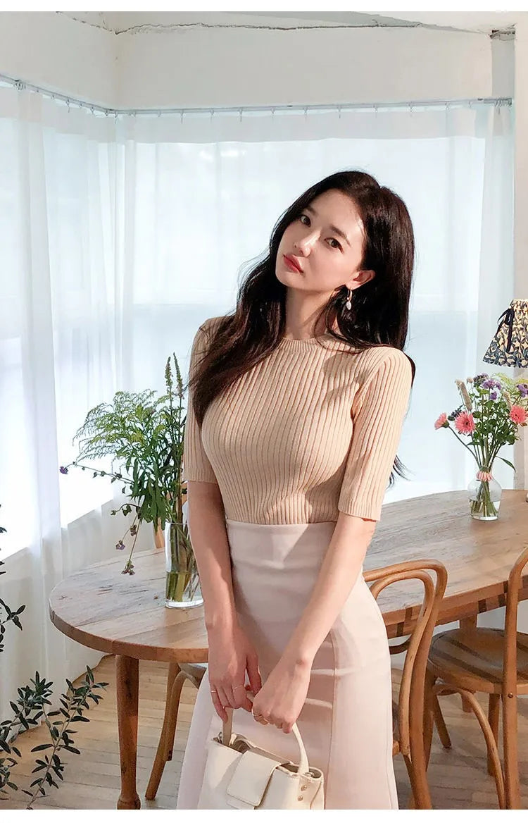 Elegant Office Long Skirts Women 2024 Fashion High Waist Bodycon White Black Skirt French Y2k Slim Corset Bridal Maxi Skirt XL RT220