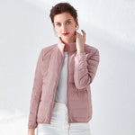 Woman's Jacket Matt Fabric Ultra Light Winter 90% Duck Down Jackets Warm Coat Parka Female Solid Waterproof Seamless Outwear RT220