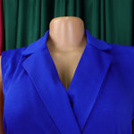 AOMEI Women Jumpsuit Turn Down Collar V Neck Sleeveless Elegant One Piece Wide Leg Female African Office Ladies Classy New 2024 RT220