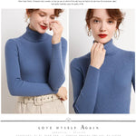Women Fall Turtleneck Sweater Knitted Soft Pullovers Cashmere Jumpers Basic Soft Sweaters For Women 2025 Autumn Winter RT220