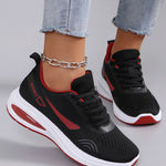 Spring new women's sports shoes, fashionable, breathable, lightweight, non-slip, wear-resistant, casual sports shoes, flat shoes RT220