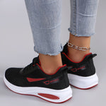 Spring new women's sports shoes, fashionable, breathable, lightweight, non-slip, wear-resistant, casual sports shoes, flat shoes RT220