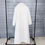 Tossy Winter Fur Feather Overcoat For Women Loose Cardigan Solid Luxury Elegant Jacket Clothes Warm 2025 Fur Feather Outwear RT220