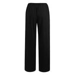 Women White Cotton Linen Pants Casual Low Waist Lightweight Wide Leg Pants Streetwear Bottom Sweatpants Hiking Pants For Women RT220