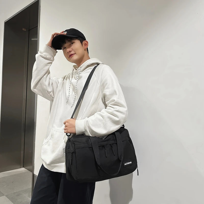 A leisure fashion large capacity fitness travel bag, waterproof fabric, large capacity yoga travel fitness various sports RT220