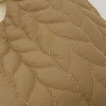 Lingge Embroidered Thread Women's Bag New Small Design Sense Handbag Simple And Large Capacity Shoulder Fabric Bag RT220