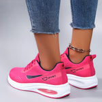 Spring new women's sports shoes, fashionable, breathable, lightweight, non-slip, wear-resistant, casual sports shoes, flat shoes RT220