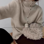 Soft Waxy Cashmere Knit Cardigan European Style Single-Breasted Sweater Long Sleeve Autumn Winter Fashionable Outerwear RT220