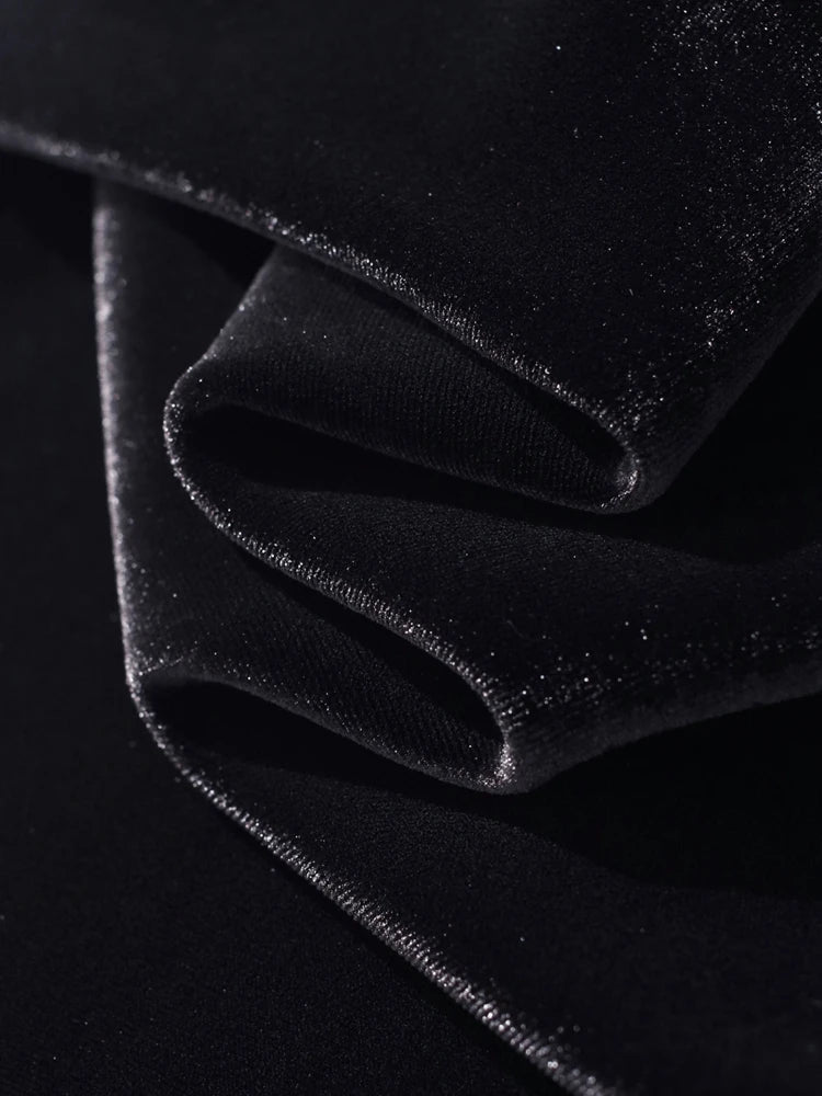 Golden Velvet Wide Legged Pants 2024 Spring and Autumn High Waist Hanging Good Casual Pants Blue Loose Straight Women's Pants6XL RT220