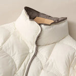 2024 Winter New Fashion Stand Collar X-Long Women Down Jackets Female Casual Loose Ultra Lightweigh White Duck Down Warm Coat RT220