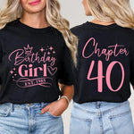 Tshirts for Women Classic 40th Milestone Best Friend Classic T-shirts for Women Vintage 40th Birthday Year RT220