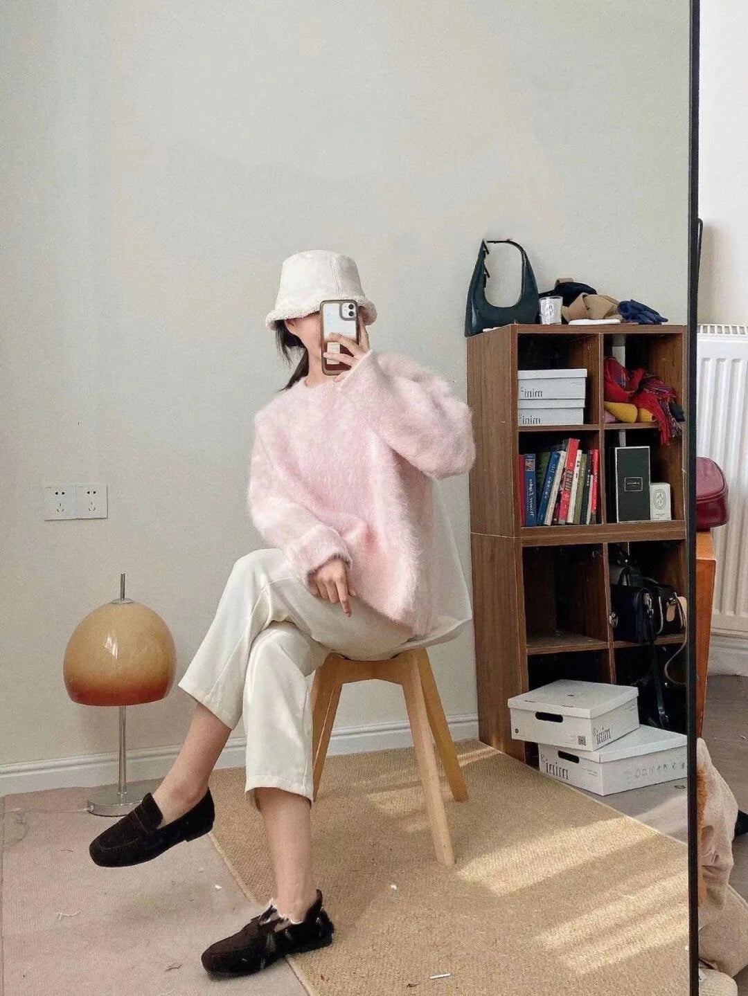 Women Sweater Womens Winter Sweaters Pullover Traf Female Knitting Overszie Long Sleeve Loose Knitted Outerwear Ropa De Mujer RT220