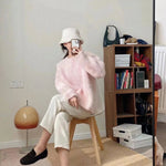 Women Sweater Womens Winter Sweaters Pullover Traf Female Knitting Overszie Long Sleeve Loose Knitted Outerwear Ropa De Mujer RT220