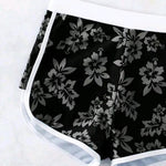 2025 Halter Sporty Bikinis Printed Swimsuit Women High Waist Shorts Swimwear Female Bathers Bathing Swimming Swim Suit Beachwear RT220