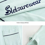 Spring Autumn Long Sleeve Cotton Casual Loose-fit Quick Dry Bathrobe For Women Medium-length Home Use Robe For Young Mothers RT220