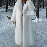 Tossy Winter Fur Feather Overcoat For Women Loose Cardigan Solid Luxury Elegant Jacket Clothes Warm 2025 Fur Feather Outwear RT220