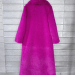 Tossy Winter Fur Feather Overcoat For Women Loose Cardigan Solid Luxury Elegant Jacket Clothes Warm 2025 Fur Feather Outwear RT220