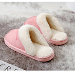 Winter Women Slippers Furry Home Floor Shoes Warm Indoor Slides Men Bedroom Slippers Plush Couples Footwear Soft Non-slip Shoes RT220