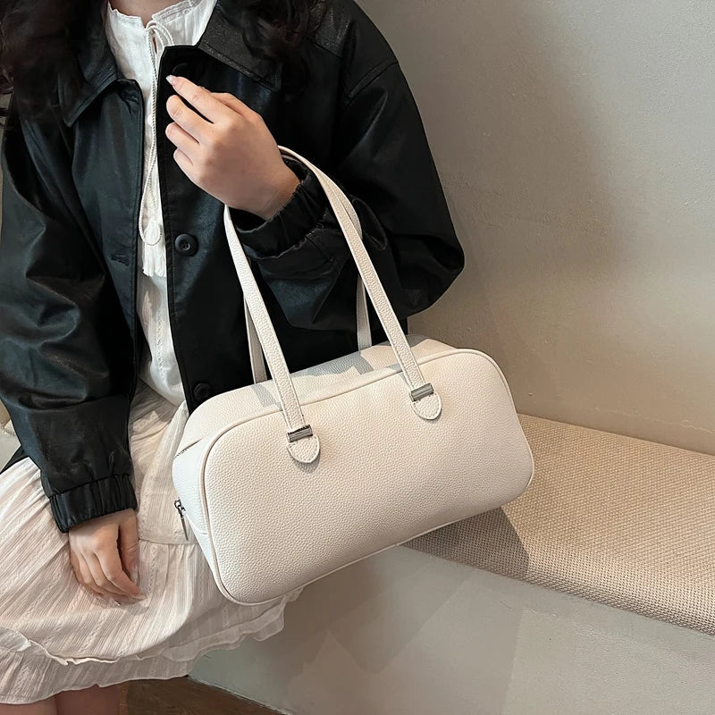 LEFTSIDE Fashion Retro Women Pillow Handbags and Purses 2025 Spring Luxury Leather Tote Bags Trend Females Shoulder Bags RT220