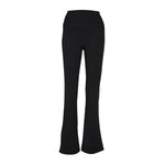Outer Wear Women's Peach Hip Flare Pants Slim Yoga Pants Solid Color High-waisted Antibacterial Hundred Bottoms RT220