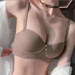 Women's Bra  Half Cup Push Up Small Breasts Show Bigger Side Breasts Seamless Sling Bra No Wires Sexy Sling Bra RT220