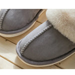 Winter Women Slippers Furry Home Floor Shoes Warm Indoor Slides Men Bedroom Slippers Plush Couples Footwear Soft Non-slip Shoes RT220