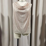 Women Top Shiny Glitter Sequin Sleeveless T-shirt Vest Tank Tops Fashion Sexy Camis New Cocktail Party Clubwear Evening T-shirts RT220