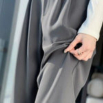 Elegant Wide Leg Pants Women Korean Style High Waist Black Baggy Pants Office Ladies Fashion Loose Suit Trousers Streetwear 2024 RT220