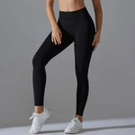 Outdoor Seamless Sports Leggings High Waist Quick-drying Yoga Running Fitness Pants Women's Peach Hip-lifting Leggings Sports RT220