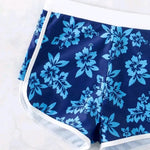 2025 Halter Sporty Bikinis Printed Swimsuit Women High Waist Shorts Swimwear Female Bathers Bathing Swimming Swim Suit Beachwear RT220