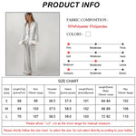 HiLoc Elegant Silk White Pajamas Sets Women Feather Cuffs Blouses With Wide Legs Pants Sleepwear Female 2025 Spring Autumn Suits RT220