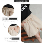 High Waisted Casual Linen Shorts Women Gym Workout Shorts Cotton Short Pants Loose-fitting Ladies Short Femme Women Shorts Sport RT220