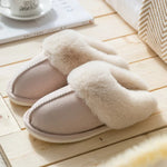 Winter Women Slippers Furry Home Floor Shoes Warm Indoor Slides Men Bedroom Slippers Plush Couples Footwear Soft Non-slip Shoes RT220