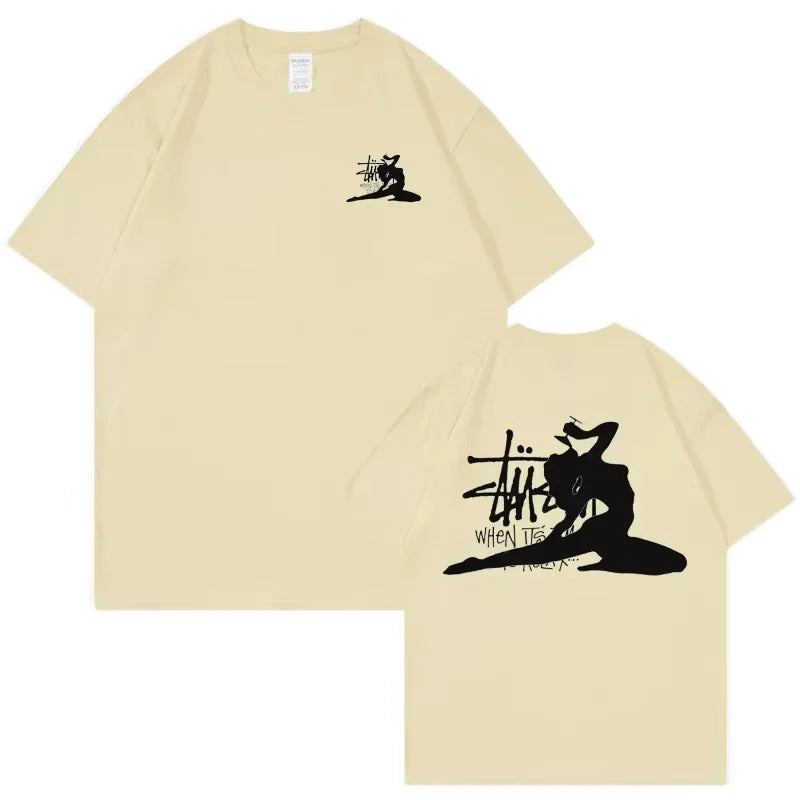 2025Summer Luxury Brand Men's  T-Shirt Printed Fashion Large Size Top Casual Short Sleeve Street Women's T-Shirt RT220