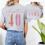 Tshirts for Women Classic 40th Milestone Best Friend Classic T-shirts for Women Vintage 40th Birthday Year RT220