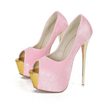 Liyke Sexy Peep Toe Party Nachtclub Stripper Pole Dance High Heels Wedding Prom Shoes Stiletto Women Platform Pumps Size 34-45 RT220