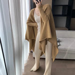 Autumn Winter Casual Thick Knitted Pant Women Long Trousers Elastic High Waist Kniting Wide Leg Pants Striped Pantalon RT220